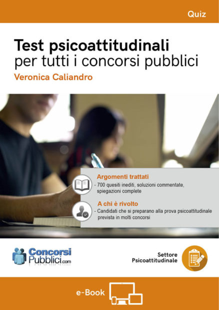 Test Psicoattitudinali Per Tutti I Concorsi Pubblici