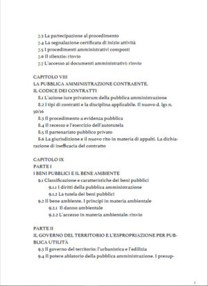 indice fondamenti del diritto amministrativo di Laura Santoni