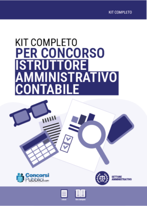 catalogo LIBRI per Concorso Istruttore Amministrativo Contabile